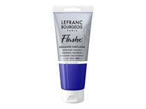 Peinture Flashe vinylique - Bleu outremer - 80 ml - Lefranc Bourgeois
