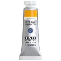 Tube de 14 ml de gouache Lefranc Bourgeois - Linel - Extra-fine - Jaune persan - Nuance 843