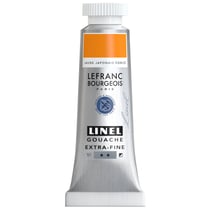 Tube de 14 ml de gouache Lefranc Bourgeois - Linel - Extra-fine - Jaune japon foncé - Nuance 184