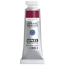Tube de 14 ml de gouache Lefranc Bourgeois - Linel - Extra-fine - Laquée carminée - Nuance 341