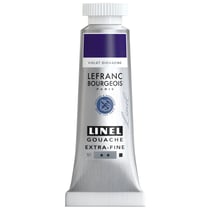 Tube de 14 ml de gouache Lefranc Bourgeois - Linel - Extra-fine - Violet Dioxazine - Nuance 551