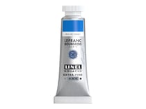 Tube de 14 ml de gouache Lefranc Bourgeois - Linel - Extra-fine - Bleu de cobalt - Nuance 030