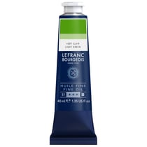 Tube 40 ml de peinture à l'huile Lefranc Bourgeois - Vert clair - Fine