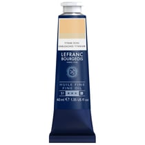 Tube 40 ml de peinture à l'huile Lefranc Bourgeois - Titane écru - Fine