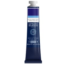 Tube 200 ml de peinture à l'huile Lefranc Bourgeois - Bleu de cobalt (imitation) - Fine