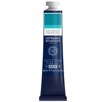 Tube 200 ml de peinture à l'huile Lefranc Bourgeois - Bleu Turquoise - Fine