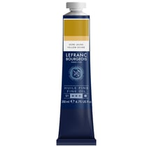 Tube 200 ml de peinture à l'huile Lefranc Bourgeois - Ocre Jaune - Fine
