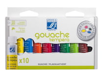 Lefranc & Bourgeois Les Essentiels Value Series - Peinture - peinture tempéra à base d'eau - 10 ml (pack de 10)
