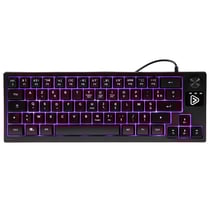 Clavier filaire à membrane TKL rétroéclairé gaming On Lan - CA-50