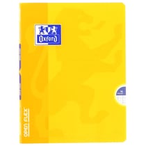 Cahier polypro - 17 x 22 cm - Openflex - Oxford - 96 pages grands carreaux - Jaune
