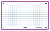 80 flashcards - 7,5 x 12,5 cm - Flash 2.0 Oxford - Petits carreaux - cadre lilas