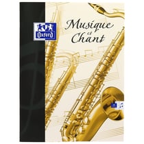 Cahier musique & chant - 24 x 32 - 48 pages