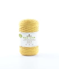 Pelote de fil à tricoter - DMC - Eco Vita 4 - Jaune 9