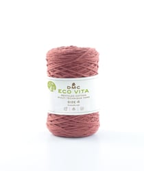 Pelote de fil à tricoter - DMC - Eco Vita 4 - Rouille 105