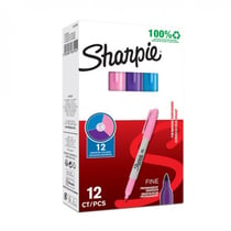 Marqueur - rose, turquoise, pourpre - fin - Sharpie