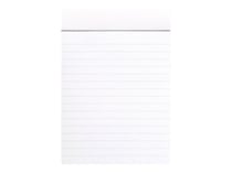 Bloc-notes - 10.5 x 14.8 cm - Rhodia - 160 pages lignées - Blanc
