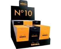 Mini présentoir cartonné Rhodia - 60 blocs-notes n°10