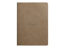 Carnet - Format A5 14.8 x 21 cm - Rhodiarama - Rhodia - 64 pages lignées - Taupe