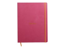Carnet - 22.5 x 29.7 cm - Rhodiarama - Rhodia - 160 pages lignées - Framboise