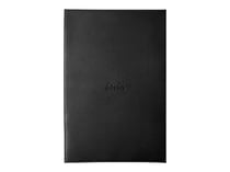Bloc-notes et porte-bloc - Format A4 21 x 29.7 cm - ePURE - Rhodia - 160 pages petits carreaux - Noir