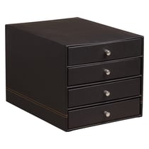 Bloc de classement à tiroirs - 4 tiroirs - RHODIA Rhodiarama Home Office - pour 248 x 327 mm - noir