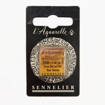 Peinture Aquarelle miel 1/2g - terre de sienne naturelle