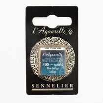 Peinture aquarelle - bleu indigo