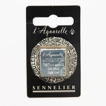 Demi-godet aquarelle Miel - Série 1 - Gris froid