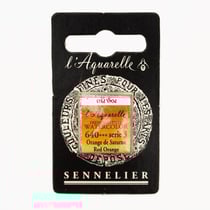 Peinture Aquarelle miel 1/2g - orange de Saturne
