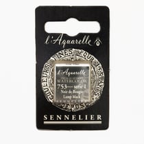 Peinture Aquarelle miel 1/2g - noir bougie