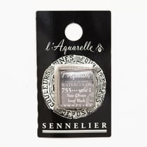 Peinture Aquarelle miel 1/2g - noir ivoire
