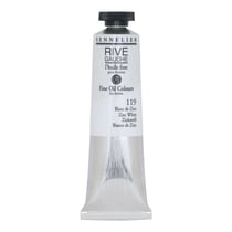 Peinture à l'huile Sennelier Rive Gauche - 40 mL - n°119 Blanc de zinc