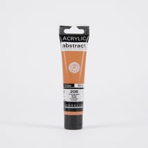 Tube 60 ml de peinture acrylique Sennelier Abstract - Terre de sienne naturelle n°208