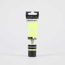 Tube 60 ml de peinture acrylique Sennelier Abstract - Jaune fluorescent n°502