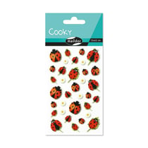 Sticker Cooky 3D autocollant Maildor - Coccinelle - 34 unités