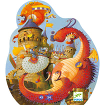 DJECO Puzzle 24 pièces - Edmond le dragon : Chez Rentreediscount Cadeaux &  Jeux
