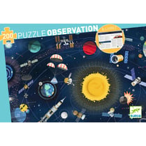 Puzzle phosphorescent 100 pièces - MudPuppy - Science et espace