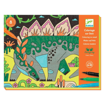 Coloriage sur bois - Dino - Djeco