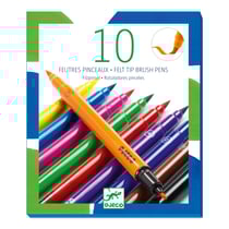 10 feutres pinceaux-classique - Djeco