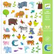 Stickers Animaux - Djeco - 160 pièces