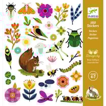 Stickers Jardin - Djeco - 160 pièces