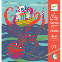 Cartes à gratter Dessus - dessous - Djeco