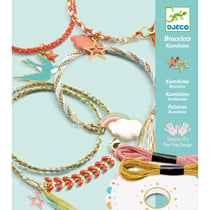 Activité de tissage kumihimo Djeco - Céleste