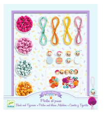 Perles et puces - Coffret de perles en bois - Djeco