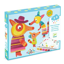 La famille renard - Peindre 3 personnages - Djeco
