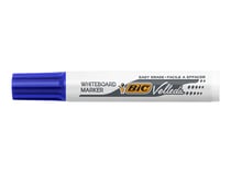 Marqueur effaçable à sec pointe ogive large - BIC - Bleu - Velleda 1711