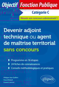 Devenir adjoint technique ou agent de maîtrise territorial sans concours