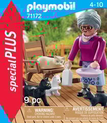 Playmobil® - Grand-mère avec chats - 71172 - Playmobil® La Maison traditionnelle