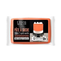 Pâte à sucre Patisdécor - Orange - 250 g
