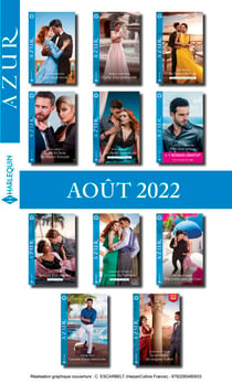 Pack mensuel Azur - 11 romans + 1 gratuit (Août 2022)